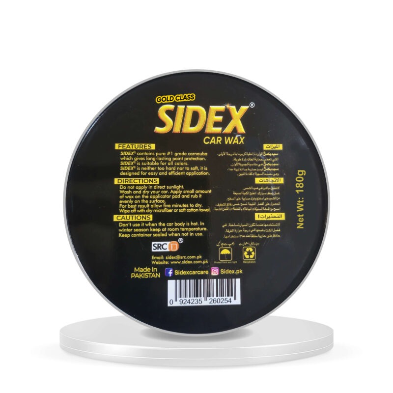 Sidex Gold Class Car Wax - Image 2