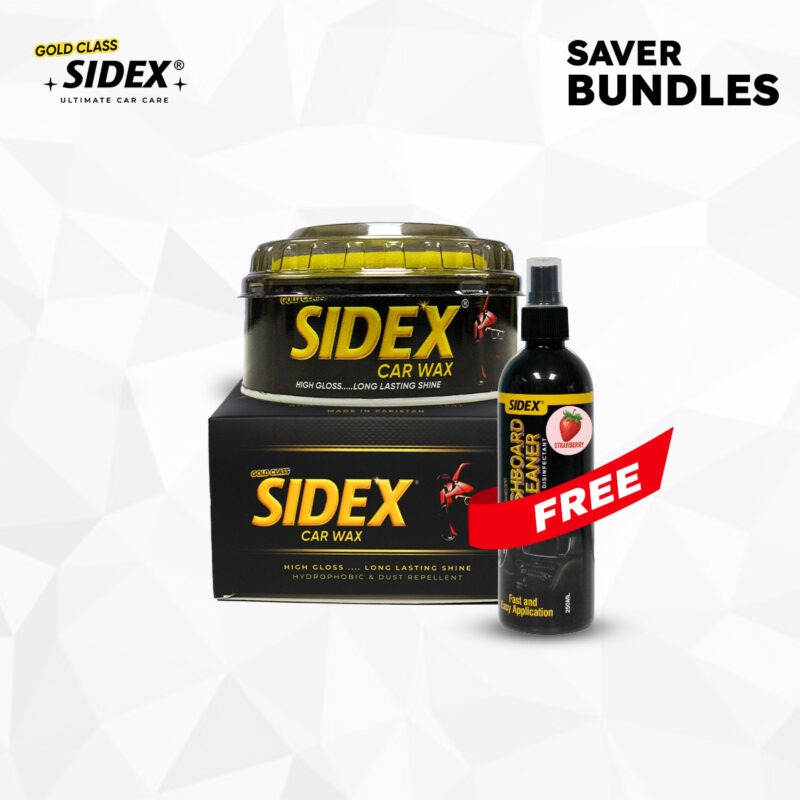 (Saver Deal-7) Sidex Car Wax with Free Dashboard Cleaner