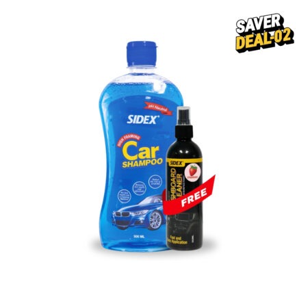 (Saver Deal-2) High Foaming Shampoo 500ml with Free Dashboard Cleaner
