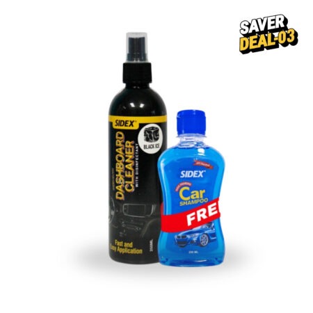 (Saver Deal-3) Dashboard Cleaner 250ml with Free High Foaming Shampoo