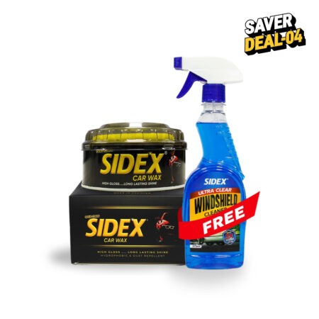 (Saver Deal-4) Sidex Car Wax with Free Windshield Cleaner