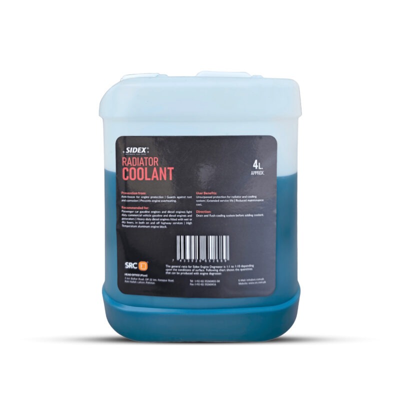 Sidex Radiator Coolant 4 Litre - Image 2